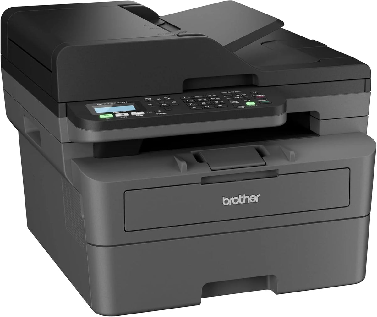 Brother MFC-L2827DW wielofunkcyjna drukarka laserowa 4 w 1, 32 ppm, druk dwustronny, 2-liniowy wyświetlacz LCD, Fast Ethernet, Wi-Fi 5 GHz i USB 2.0