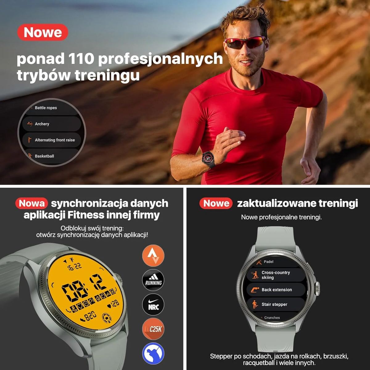 Ticwatch Pro 5 Enduro Smartwatch dla mężczyzn z systemem Android Wear OS Smart Watch 90 h, akumulator 110+, tryby treningowe 7/24, tętno 5 ATM, kompas GPS, nie jest kompatybilny z iPhonem