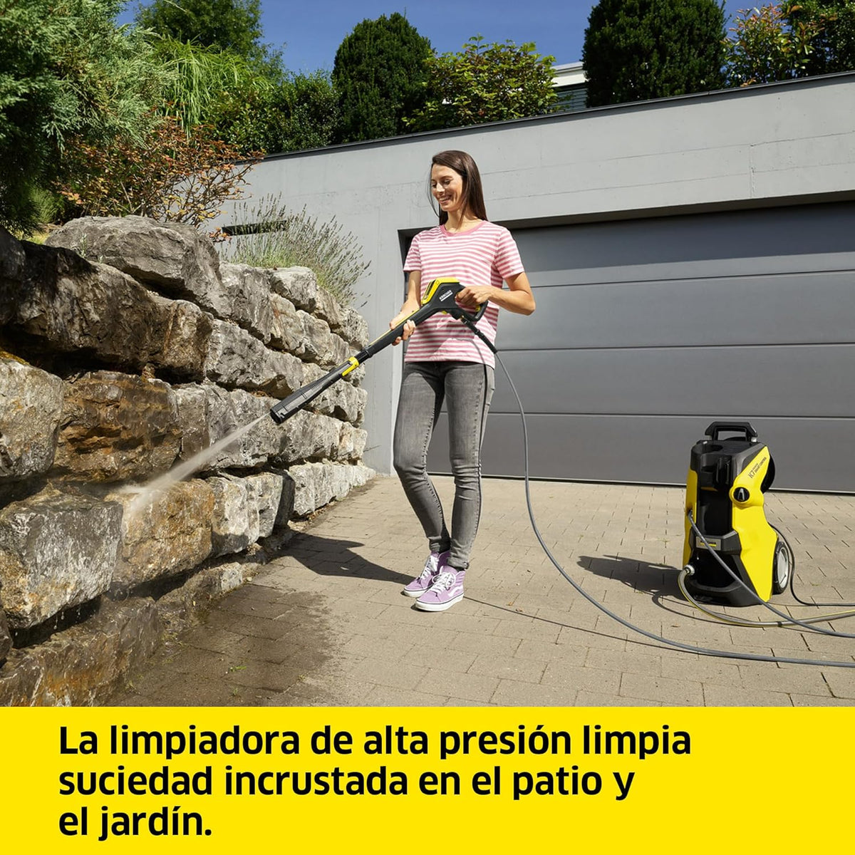 Myjka ciśnieniowa Kärcher K 7 Premium Smart Control Flex Home, ciśnienie: 180 barów, przepływ: 600 l/h, wydajność: 60 m²/h, filtr wody, waga: 18 kg, wąż elastyczny, lanca wielostrumieniowa