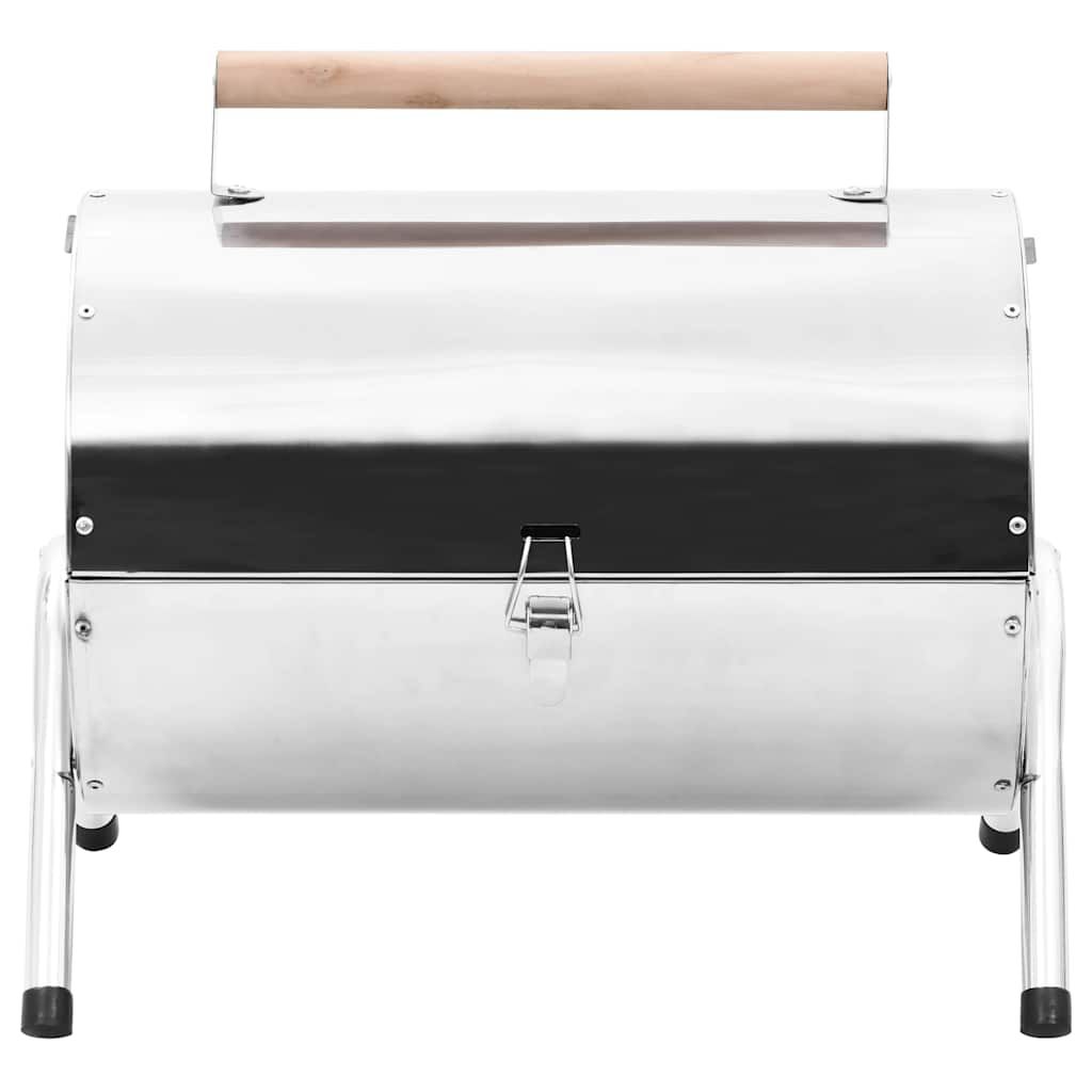 Grill węglowy stołowy ze stali nierdzewnej, podwójny, vidaxl