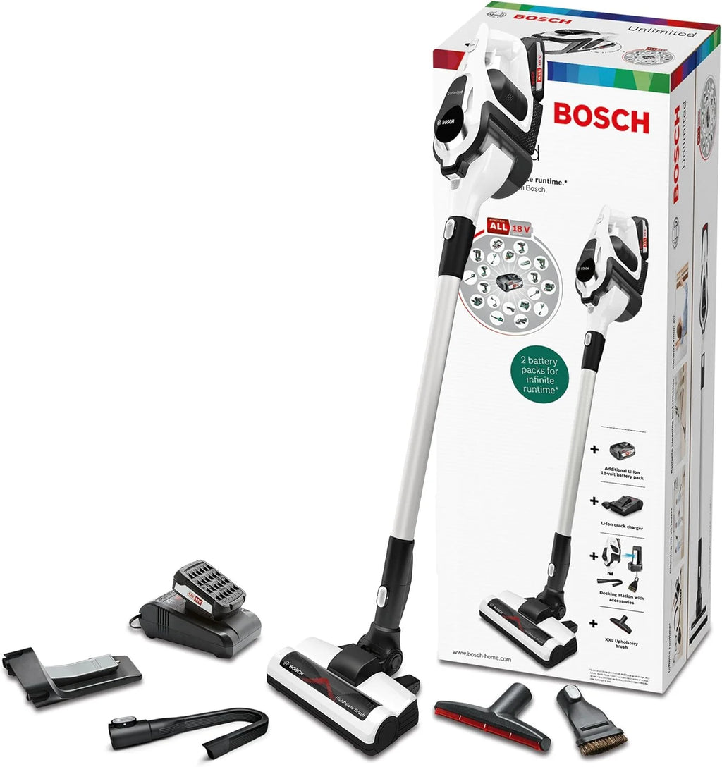 Bosch Unlimited ProPower Serie 8 BSS81POW1, odkurzacz akumulatorowy, czarny