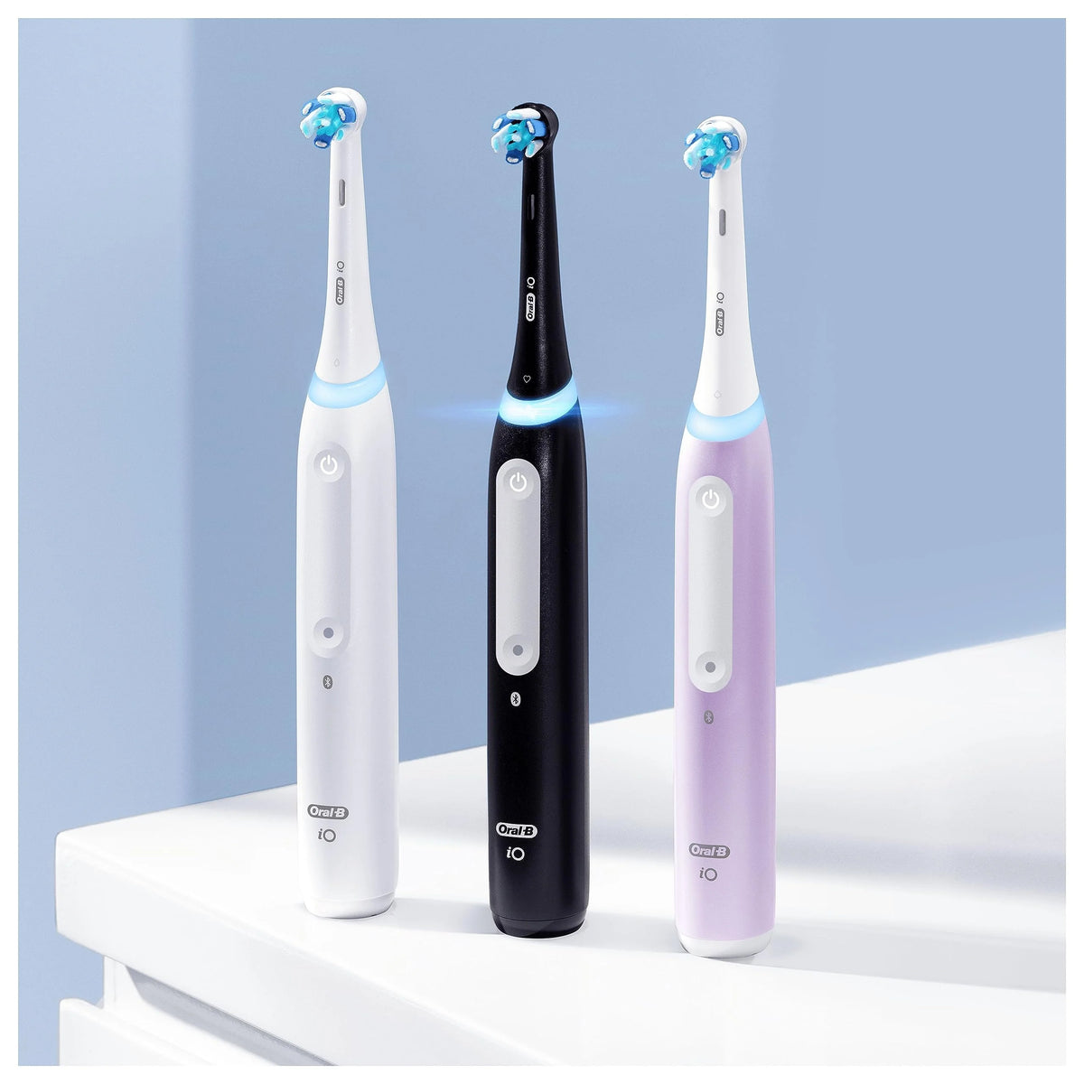 Oral-B iO4 Elektryczne szczoteczki do zębów dla dorosłych, elektryczna szczoteczka do zębów Oral B, 1 głowica szczoteczki do zębów, 4 tryby z wybielaniem zębów, elektryczna szczoteczka do zębów dla