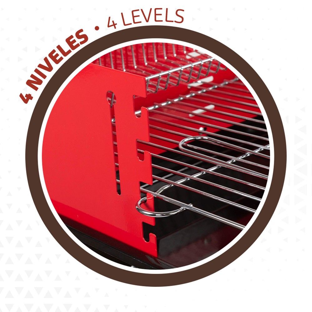Aktywny grill węglowy dla 6 osób