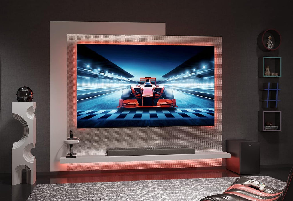 TCL 65V6C 65-calowy bezpośredni telewizor LED, 4K HDR TV, Smart TV Powered by Google (Dolby Audio, Motion Clarity, kompatybilny z Google Assistant & Alexa, 2025 nowy model)