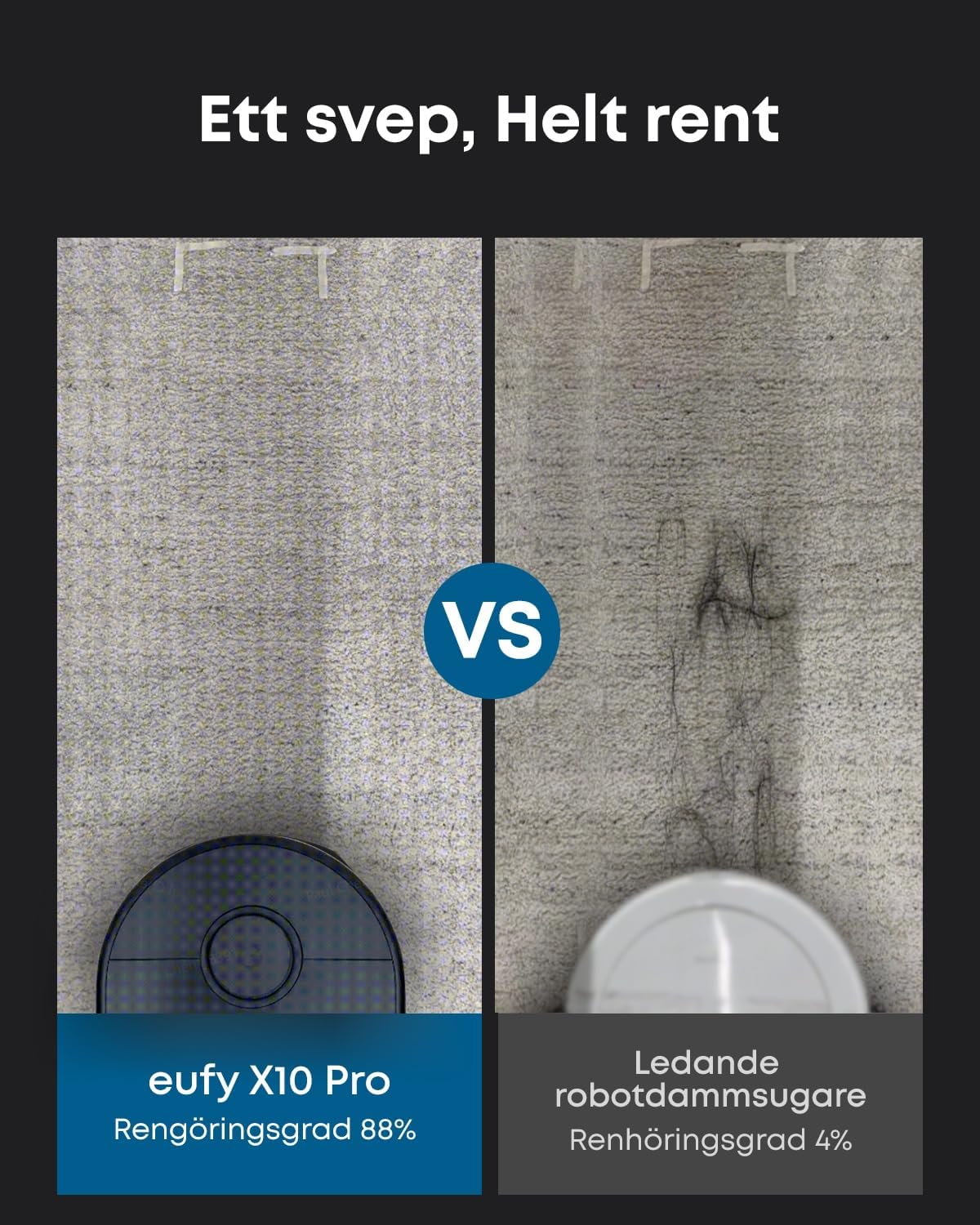 Robot odkurzający eufy X10 Pro Omni z systemem MopMaster 2.0 (8000 Pa), technologią inteligentnej nawigacji iPath, automatycznie opróżniającym się zbiornikiem na kurz o pojemności 2,5 l (Czarny)
