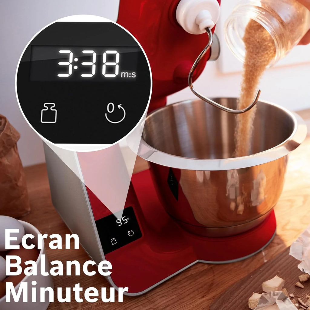 Bosch Robot kuchenny Serie 4 MUM5X734, 1000 W, zintegrowana waga, blender kielichowy, rozdrabniacz, pełny zestaw akcesoriów