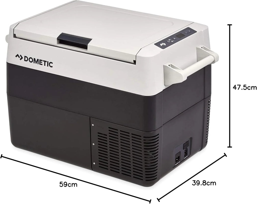 DOMETIC CoolFreeze CFF 45 przenośna elektryczna lodówka kompresorowa, 38 litrów, 12/24 V i 230 V do samochodów, ciężarówek, łodzi, kamperów i gniazdka,