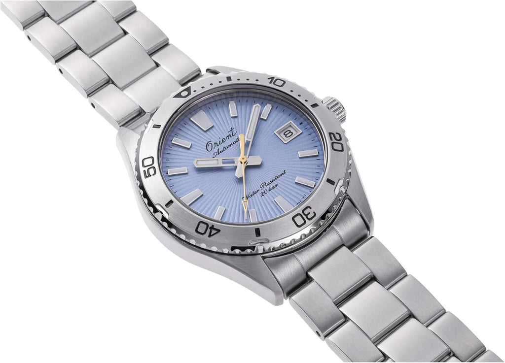 Orient Sport Mako 40 mm - automatyczny zegarek męski z ręcznym nakręcaniem, wodoodporny AC0Q