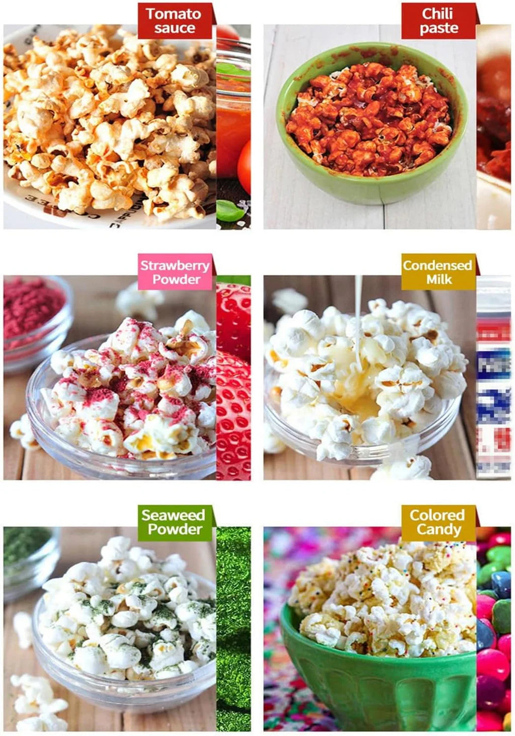 Maszyna do popcornu, komercyjna w pełni automatyczna maszyna do popcornu, elektryczna maszynka do popcornu o dużej pojemności, domowa maszyna do popcornu na gorące powietrze,B