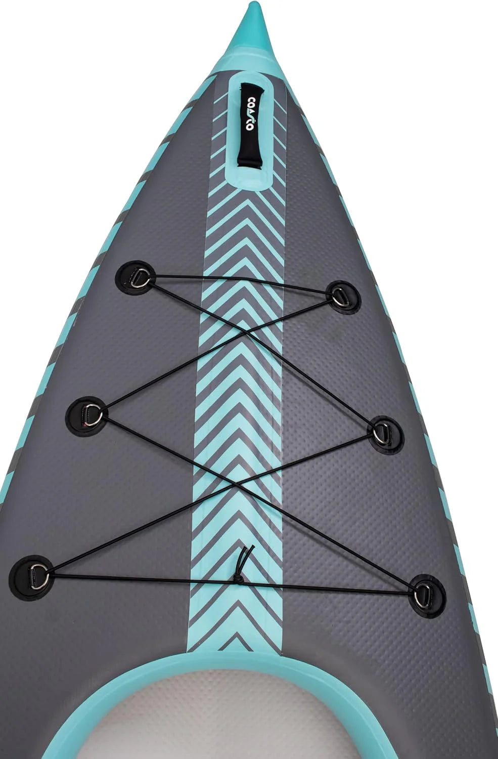 Coasto, Capitole, Nadmuchiwany Kajak, Szara/Zielona Woda, 2P, Unisex-Adult