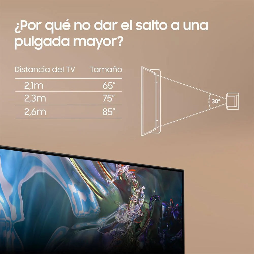 Samsung TV QLED 55 Q60D 2024, 4K, Smart TV