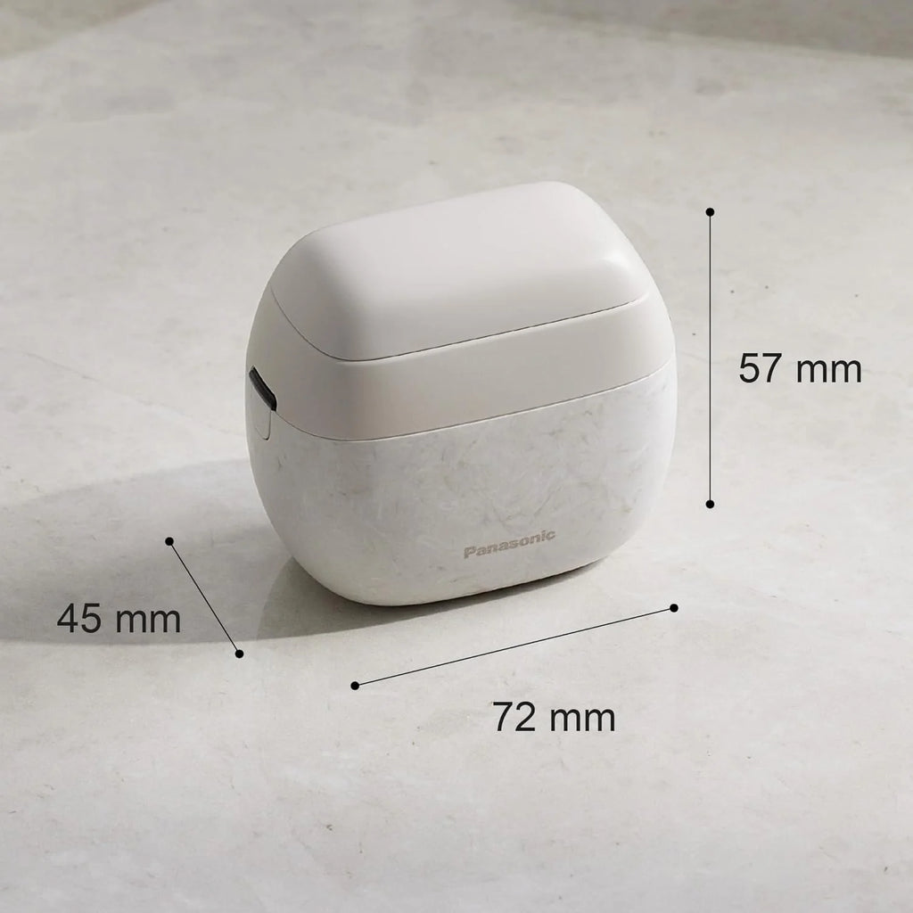 Panasonic ES-PV6B-W803 Series 900s Golarka, Golenie na Mokro i Sucho, 5-Ostrzowa Golarka Elektryczna Dla Mężczyzn, Inteligentny Czujnik Zarostu, USB-C, Etui, Biały Marmur NAGORI®