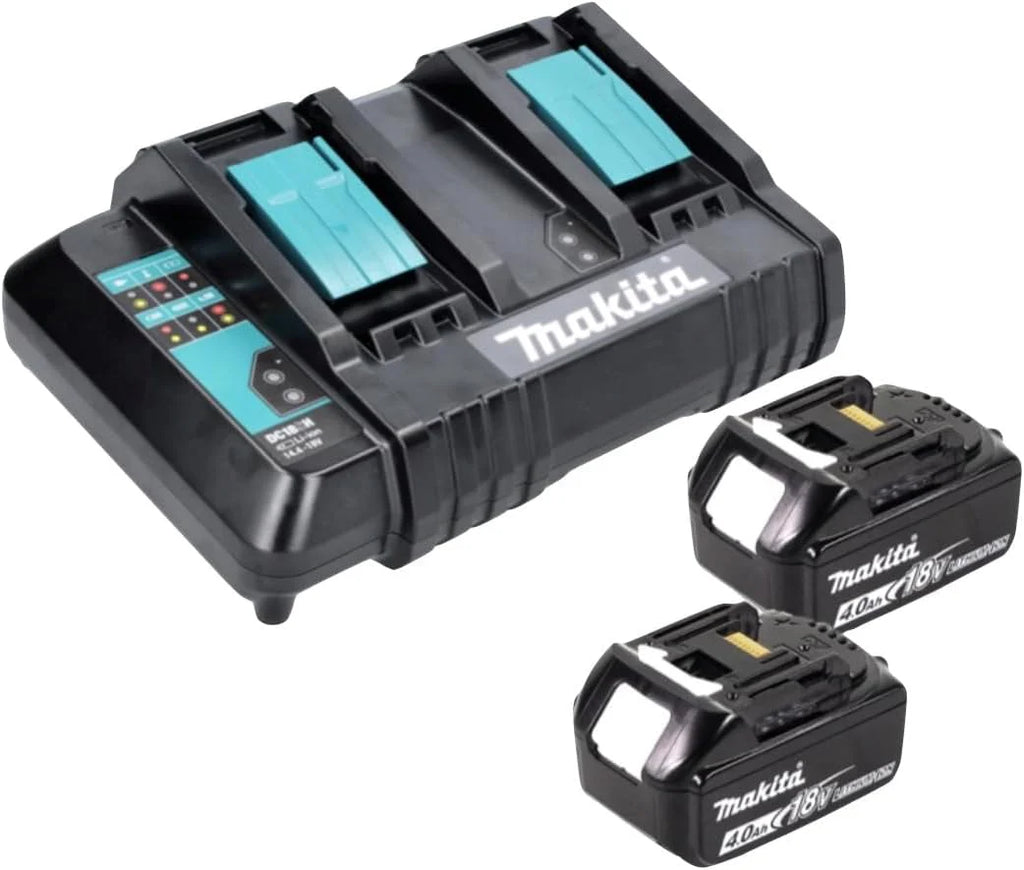 Kosiarka MAKITA 36V DLM382CM2 38cm 2x18V (2 x 4,0 Ah), Niebieska