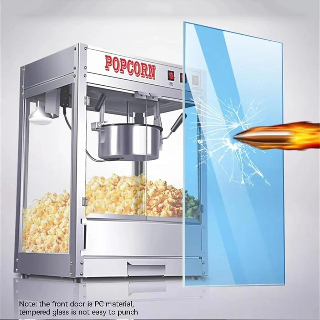 Maszyna do popcornu Komercyjna maszyna do popcornu Elektryczna maszyna do dmuchanego ryżu Automatyczna maszyna do popcornu ze stali nierdzewnej Profesjonalna maszyna do popcornu ze stali nierdzewnej M