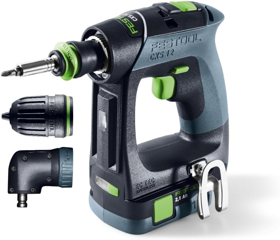 Festool Wiertarko-wkrętarka akumulatorowa CXS 12 2,5-zestaw