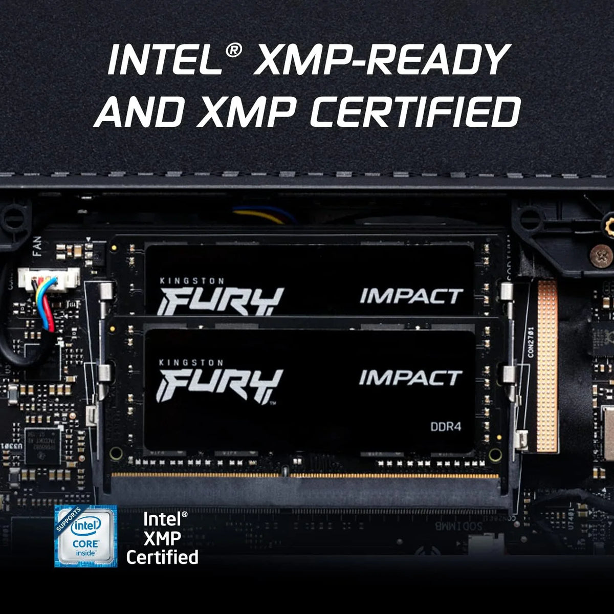 S/O 32GB KIT 2x16GB DDR4 PC 3200 Kingston Fury Impact KF432S20IBK2/32