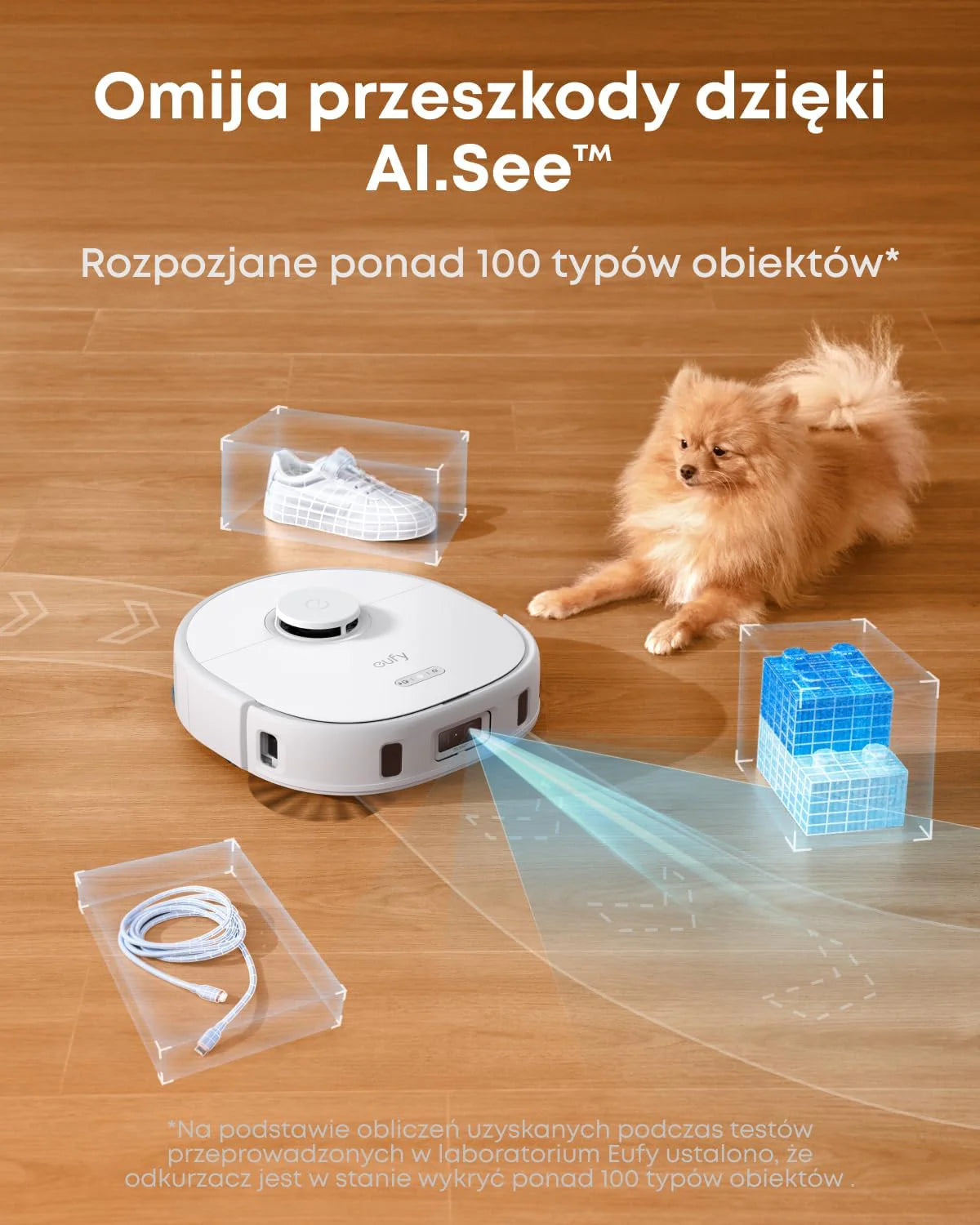 Robot odkurzający eufy X10 Pro Omni z systemem MopMaster 2.0 (8000 Pa), technologią inteligentnej nawigacji iPath, automatycznie opróżniającym się zbiornikiem na kurz o pojemności 2,5 l (Czarny)