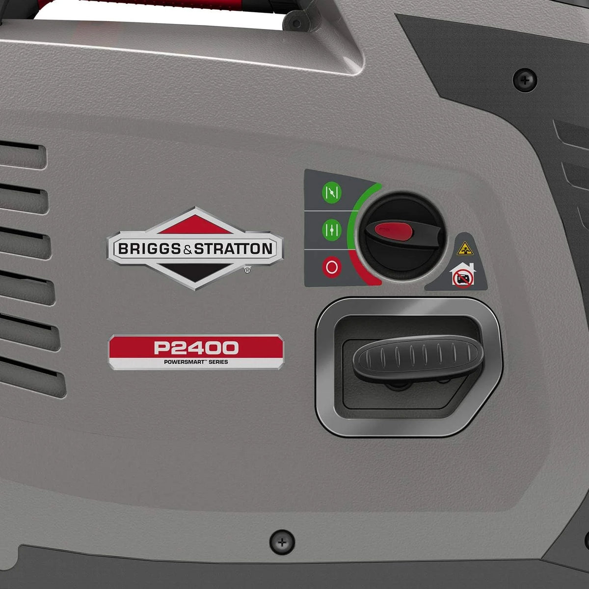 Briggs & Stratton 030800 Inwerterowy Generator Prądu z Serii Powersmart P2400 o Mocy 2400 W/1800 w Czystej Prądu, Bardzo Cichy i Lekki i Lekki, W
