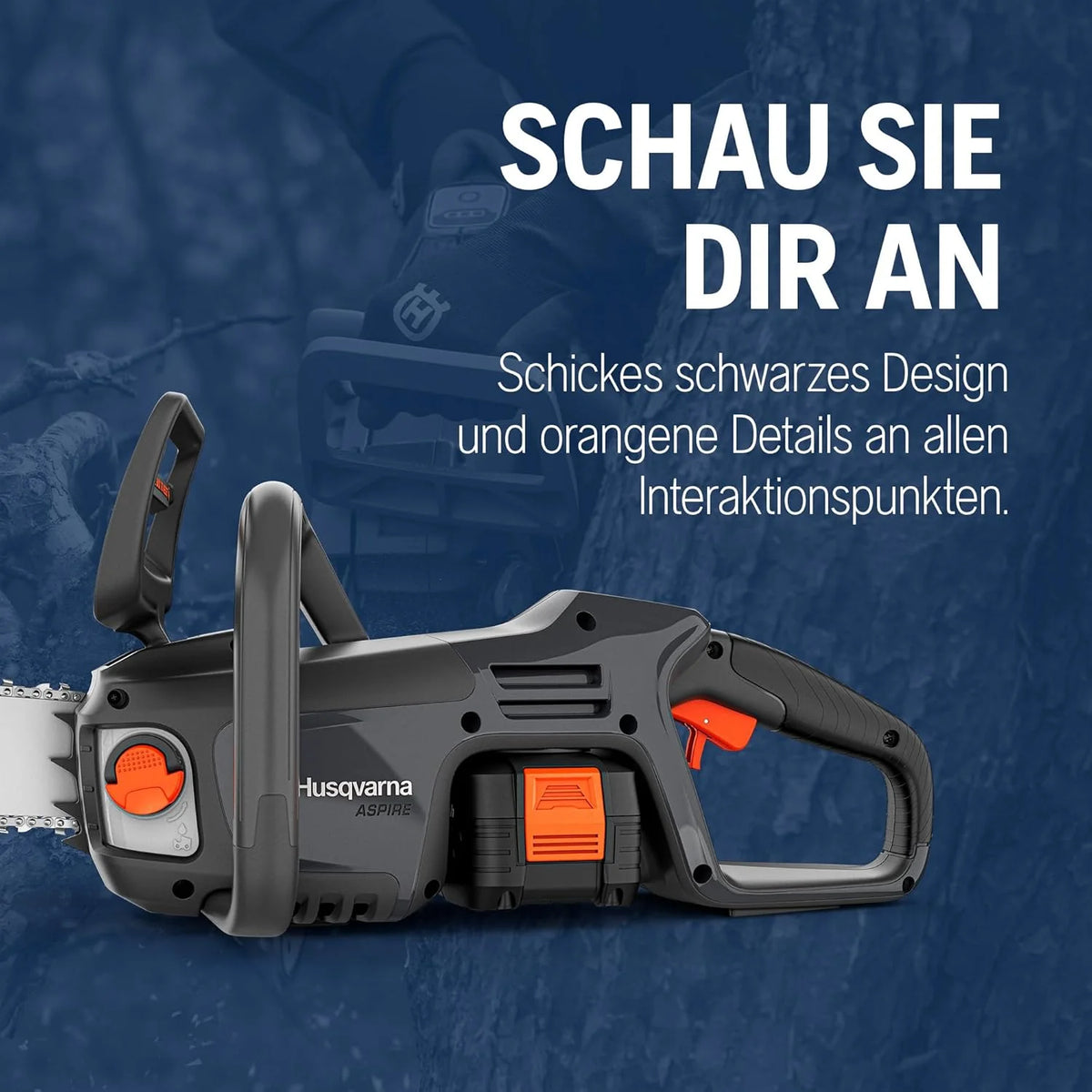 Husqvarna Akumulatorowa piła łańcuchowa C15X-P4A, zasilana bateriami (litowo-jonowa, 18 V, wysoka prędkość cięcia, w zestawie akumulator i ładowarka)