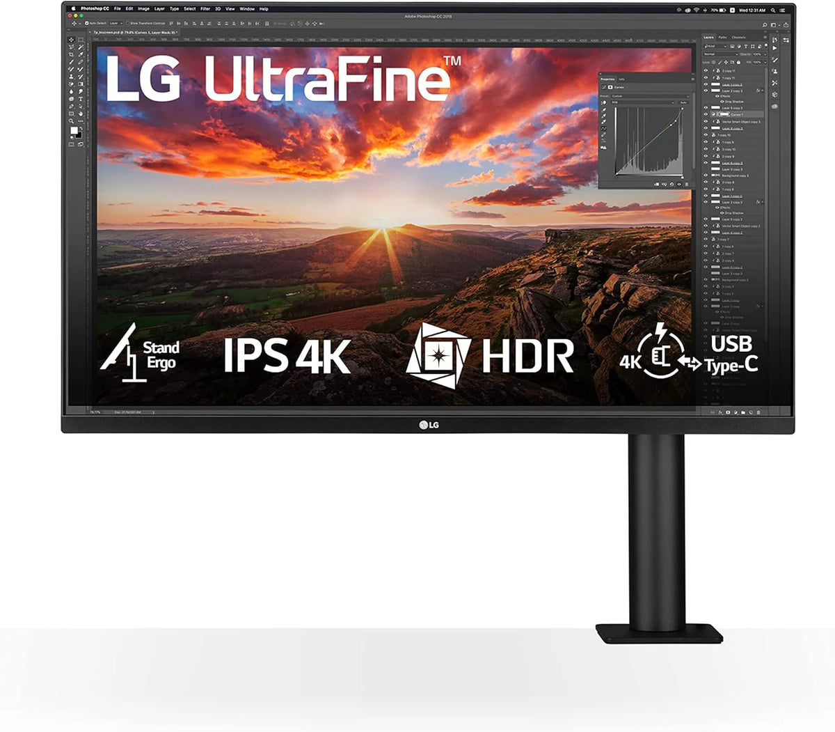 LG Monitor 32UN880K-B 32UN880KB (32UN880K-B)
